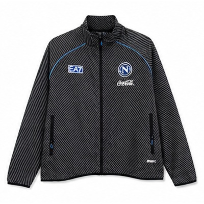 25/26 Napoli pad printed black waterproof windbreaker