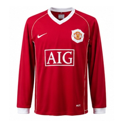 Retro 06/07 M-U Long sleeve home
