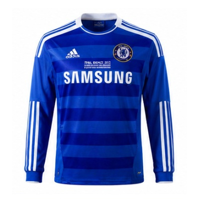 Chelsea 2011/12 Home UEFA Champions League long sleeve Retro Jersey