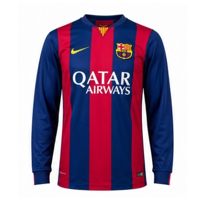 Barcelona 2014/15 Home Long Sleeve Retro Jersey