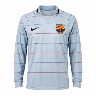 Barcelona 03/04 Away Retro Long Sleeve Jersey