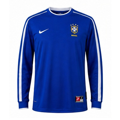 Brazil 1998 Away Retro Long Sleeve Jersey