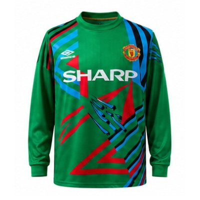 M-U 92/94 Goalkeeper Long Sleeve Retro Jersey