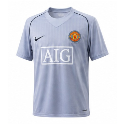 M-U 2007 Goalkeeper Grey Retro Jersey
