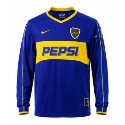 Retro Long Sleeve Boca Juniors 03/04 home