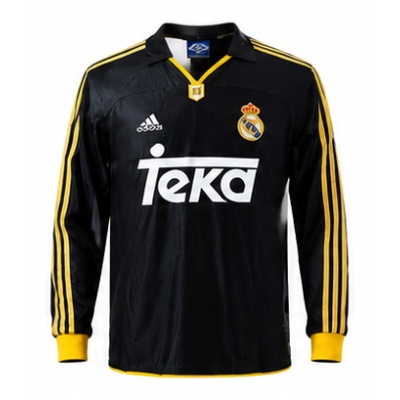Real Madrid 98/00 Away Long Sleeve Retro Jersey