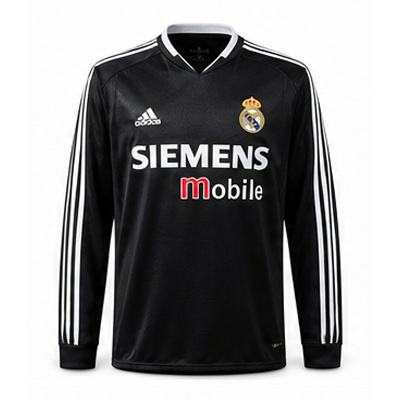 Real Madrid 04/05 third Away Long Sleeve Retro Jersey