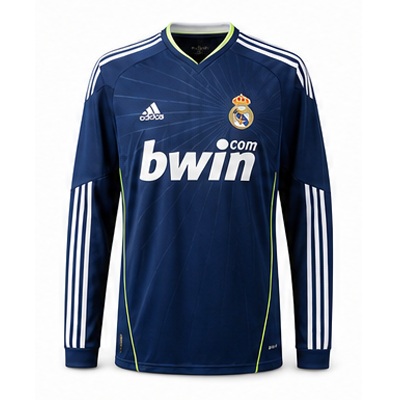 Real Madrid 10/11 Away Long Sleeve Retro Jersey