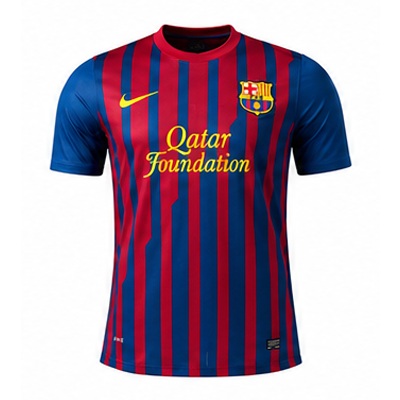 Barcelona 11/12 Home Player Version Retro Jersey