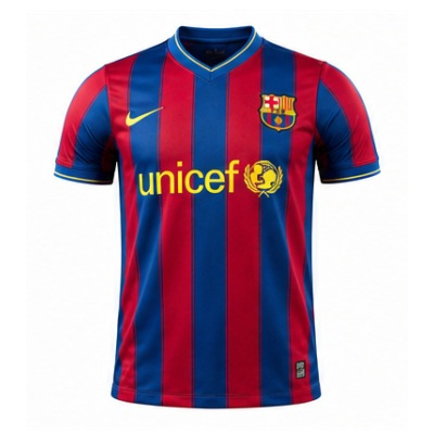 Barcelona 09/10 Home Player Version Retro Jersey