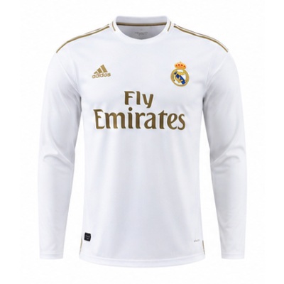 Real Madrid 19/20 Home Long Sleeve Player Version Retro Jersey