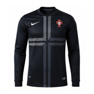 Portugal 2013 Away Long Sleeve Player Version Retro Jersey