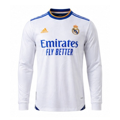 Real Madrid 21/22 Home Long Sleeve Player Version Retro Jersey