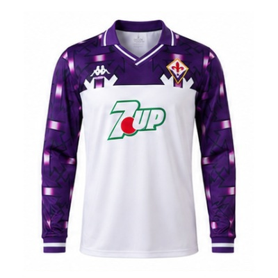 Fiorentina 92/93 Away Long Sleeve Retro Jersey