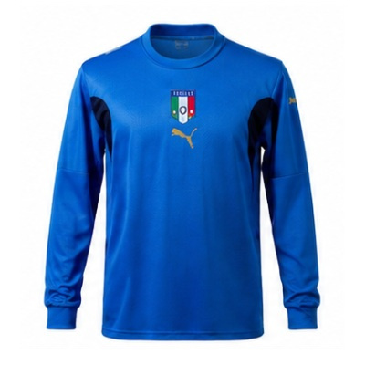 Italy 2006 Home Long Sleeve Retro Jersey