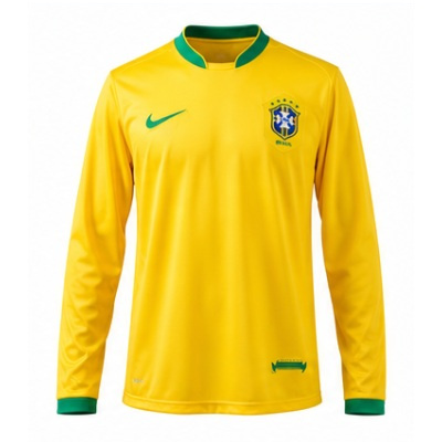 Brazil 2006 Home Long Sleeve Retro Jersey