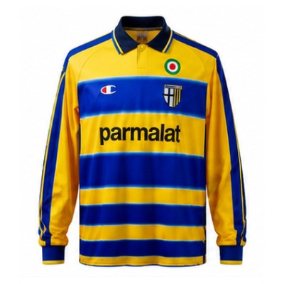 Parma Calcio 99/00 Home Long Sleeve Retro Jersey