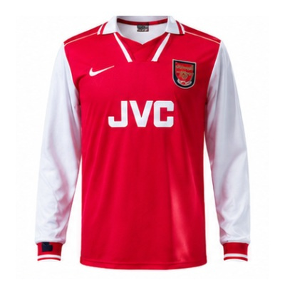 Arsenal 96/97 Home Long Sleeve Retro Jersey