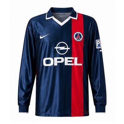 PSG 01/02 Home Long Sleeve Retro Jersey