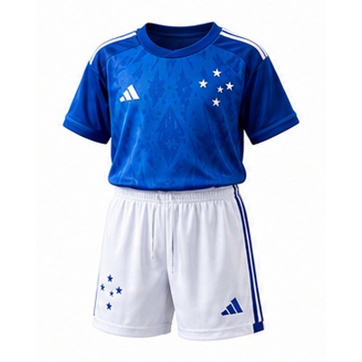 Cruzeiro 24/25 Home kids kit Jersey