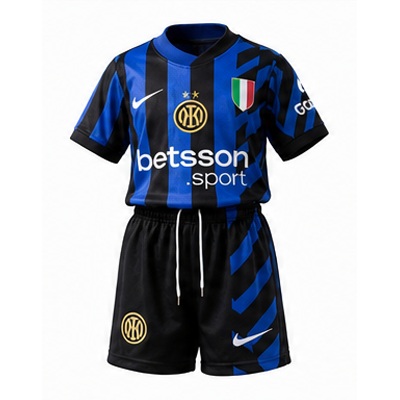 Inter Milan 24/25 Home kids kit Jersey
