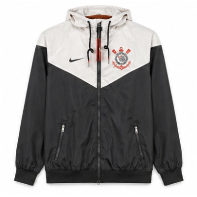 Windbreaker Corinthians Black & White