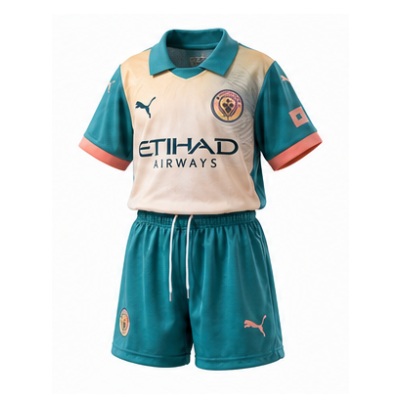 Manchester City 24/25 Fourth Away kids kit Jersey SZIE