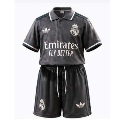 Real Madrid 24/25 Third Away kids kit Jersey SZIE
