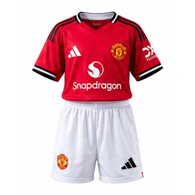 M-U 25/26 Home kids kit Jersey