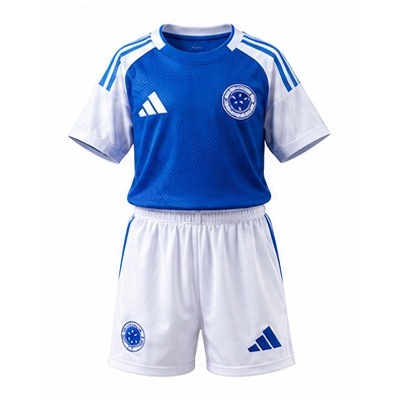 Cruzeiro 25/26 Home kids kit Jersey