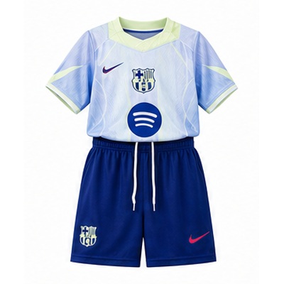 Barcelona 25/26 Concept Edition - Green kids kit Jersey