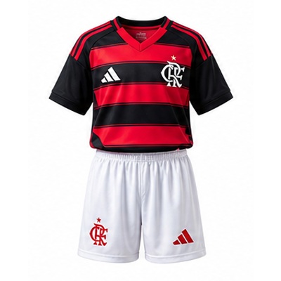 Flamengo 25/26 Home kids kit Jersey