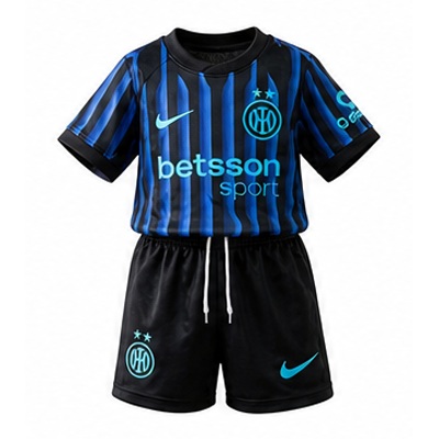 Inter Milan 25/26 Home kids kit Jersey