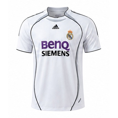 Real Madrid 06/07 Player Version Retro Home Jersey