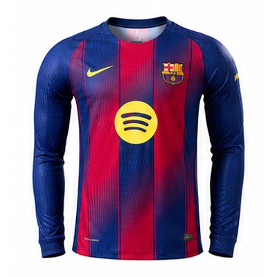 Barcelona 25/26 Home Long Sleeve Player Version Jersey