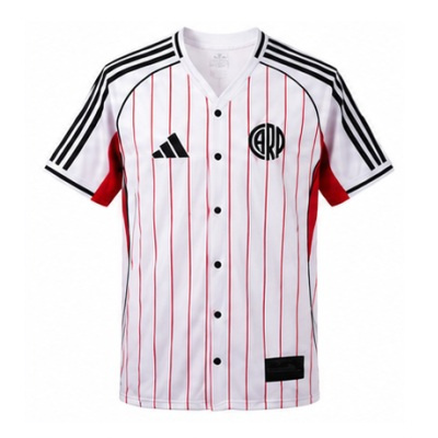 River Plate 25/26 US Pack Full-Button Baseball Jersey White