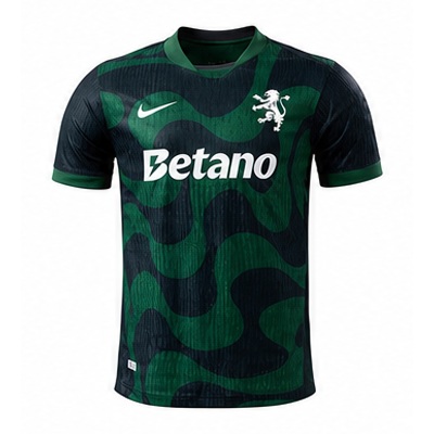 Sporting Lisbon 25/26 Player Version Alternative Jersey Black