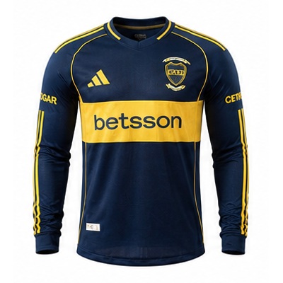 Boca Juniors 25/26 Player Version Home Long Sleeve Jersey