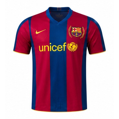 Barcelona 07/08 Player Version Retro Home Jersey