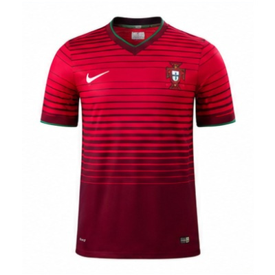 Portugal 2014 Player Version Retro Home Jersey