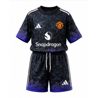 M-U 25/26 Kids Kit Special edition Jersey Size：