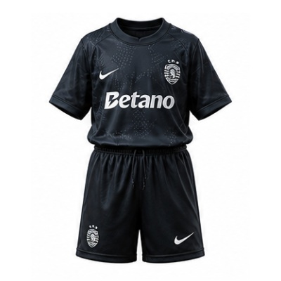 Sporting Lisbon 25/26 Kids Kit Away Jersey Size：