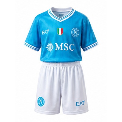 Napoli 25/26 Home kids kit Jersey