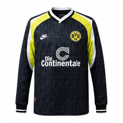 Dortmund 95/96 Away Long Sleeve Retro Jersey