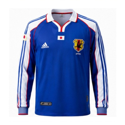 Japan 2000 Home Long Sleeve Retro Jersey