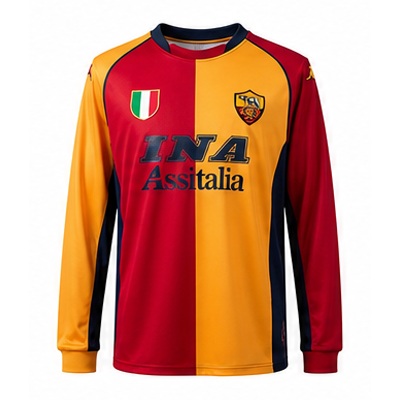 Roma 01/02 Champion Edition Long Sleeve Retro Jersey