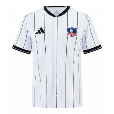 Colo Colo 25/26 US Pack Full-Button Baseball Jersey White