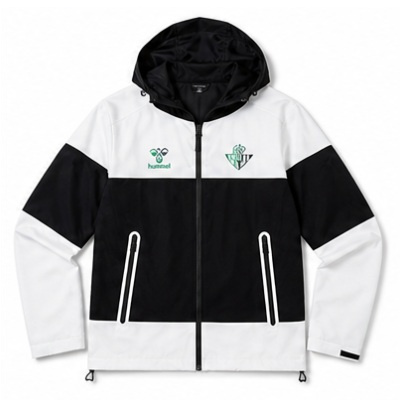 Real Betis Windbreaker - Black & White