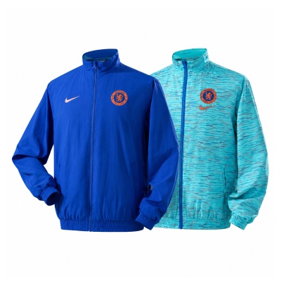 Chelsea Reversible Jacket Windbreaker - Blue & Sky Blue