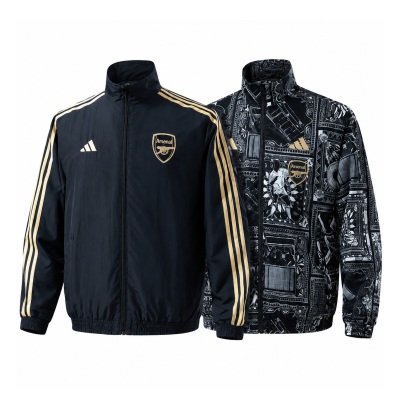 Arsenal Reversible Jacket Windbreaker - Black